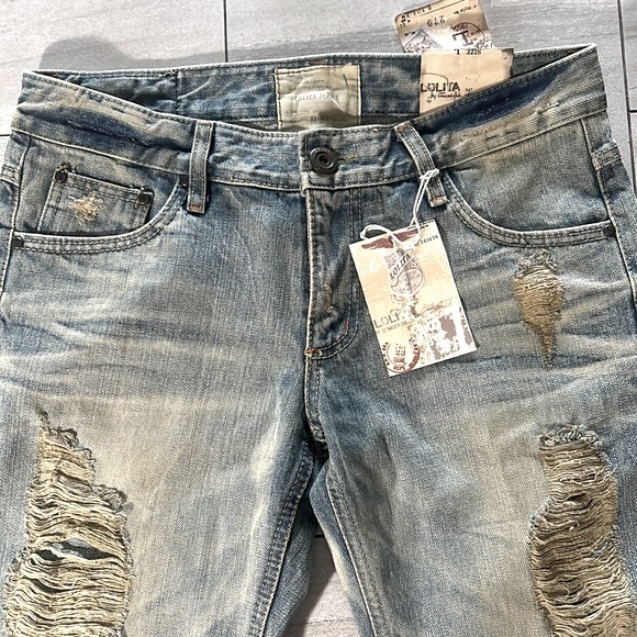 New w/tags Lolita jeans, Sz L fits like Sz 8 - Picture 2 of 4